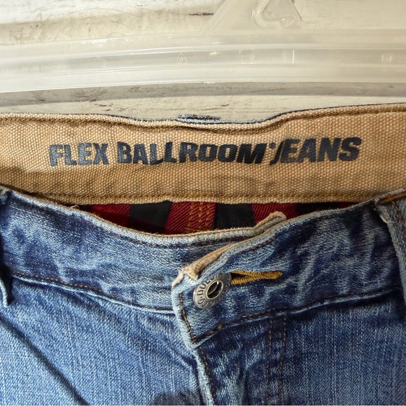 Duluth Trading Companh Men's Flex Ballroom Relaxed Fit Flannel Lined Jeans 36x30 - Picture 3 of 7
